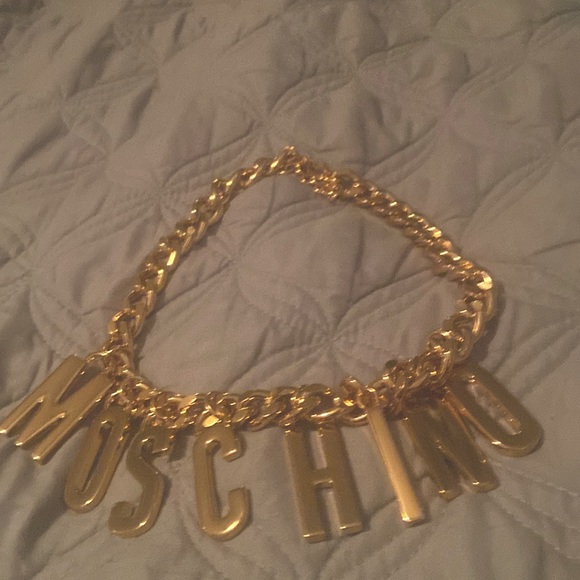 Moschino Jewelry - Moschino logo lettering choker WMNS